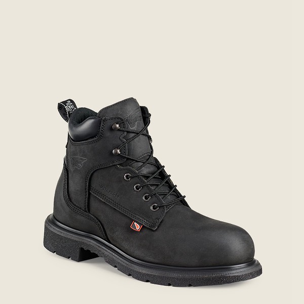 Botas de Seguridad Red Wing Hombre Negros - Dynaforce® - 6-Inch Waterproof Toe - 173-IOAUWX